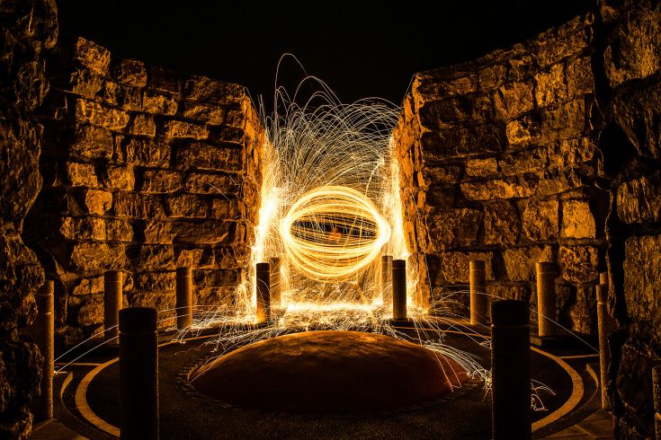 Creating epic photos with wire wool