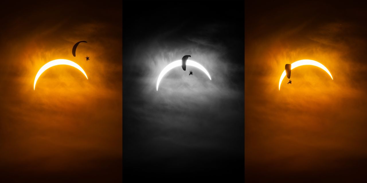 Alt shots paramotor eclipse