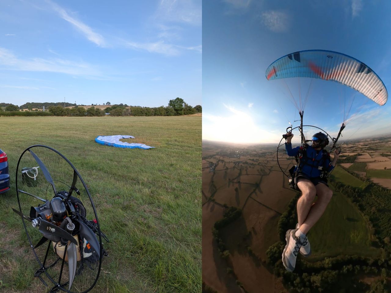 Alex flying