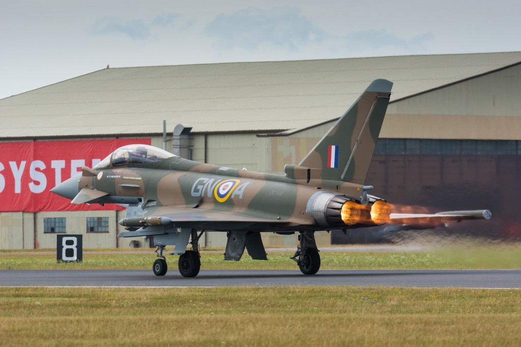 RAF Synchro Display Typhoon [ZK349] @ RIAT 2015